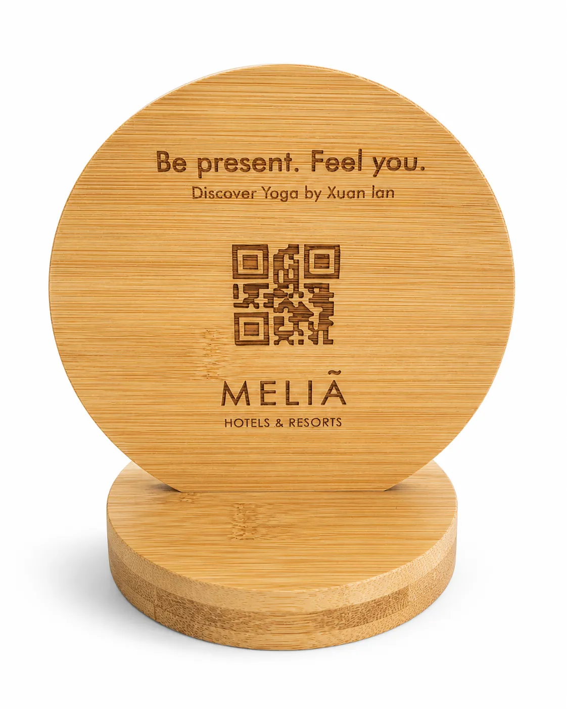 Soporte de Madera con QR 3