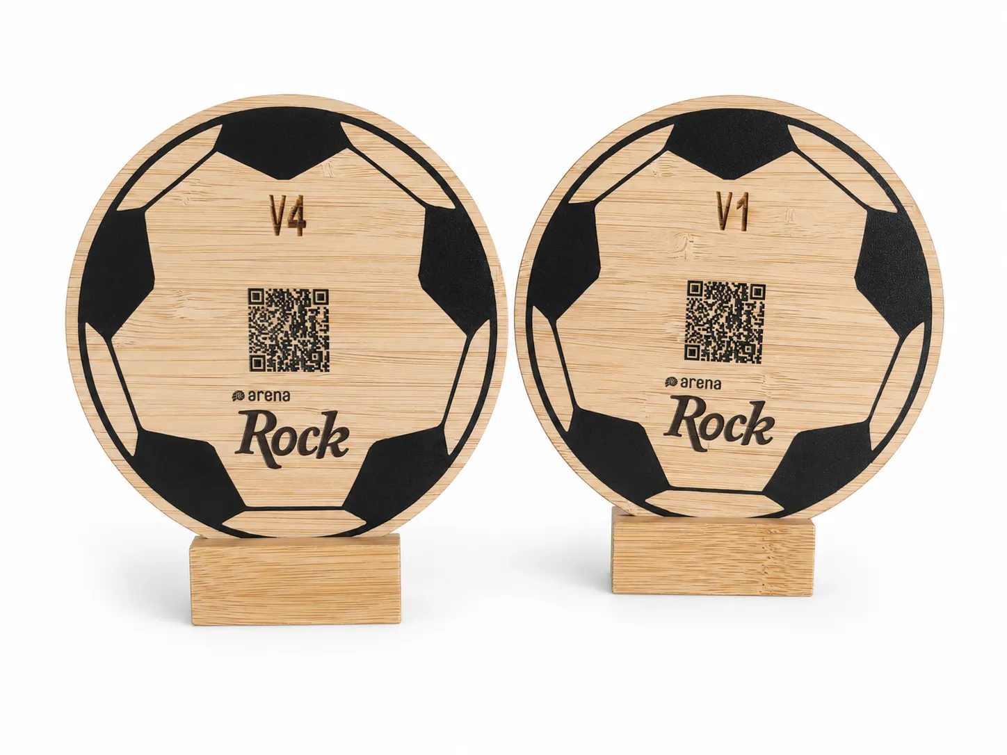 Soporte de Madera con QR 5