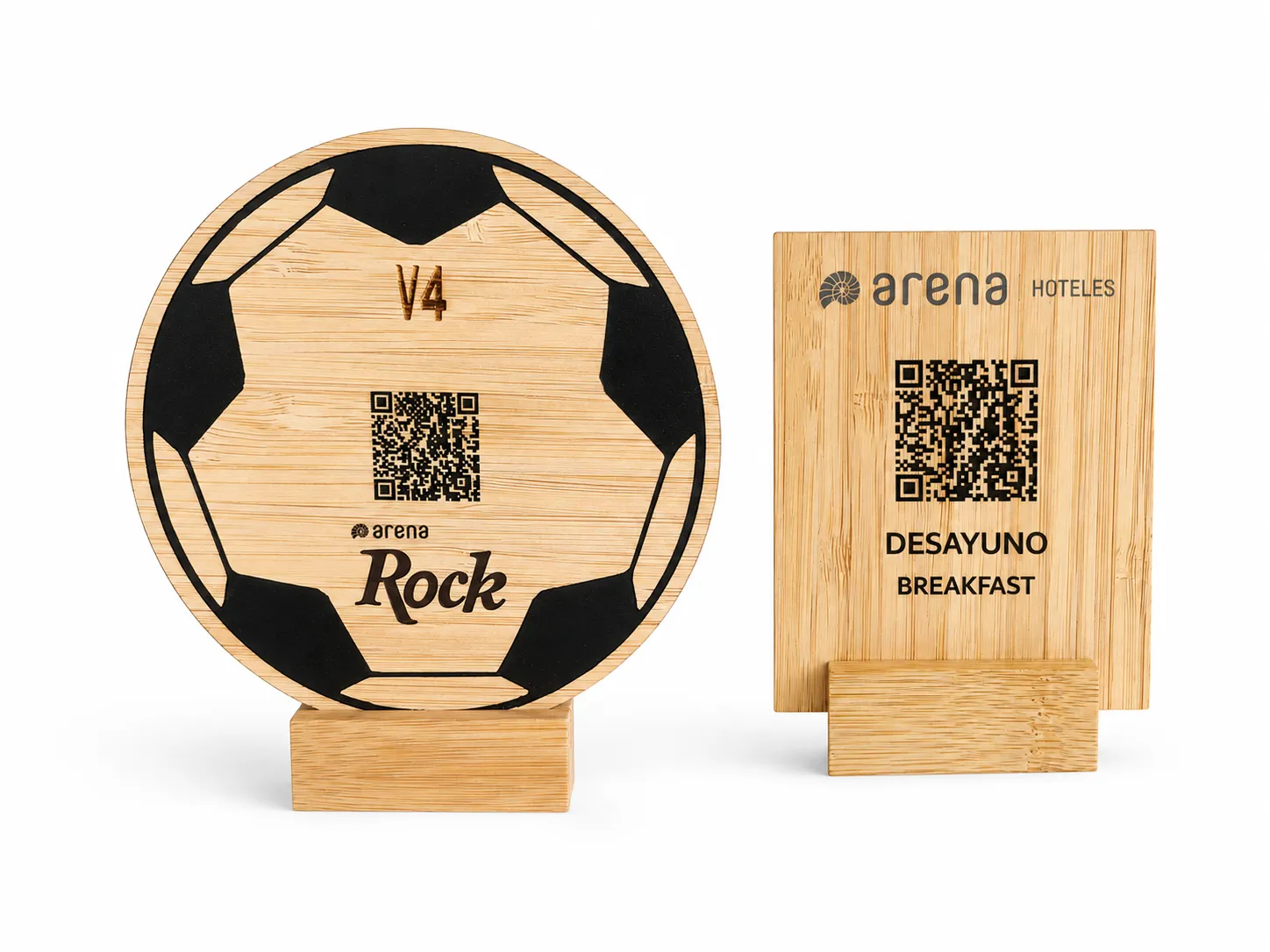 Soporte de Madera con QR 6