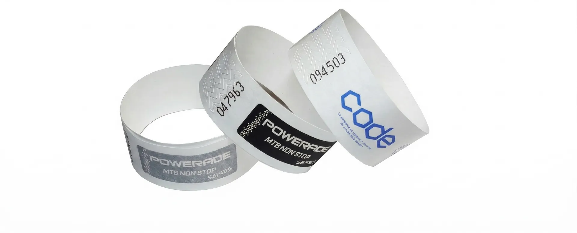 Pulseras Tyvek