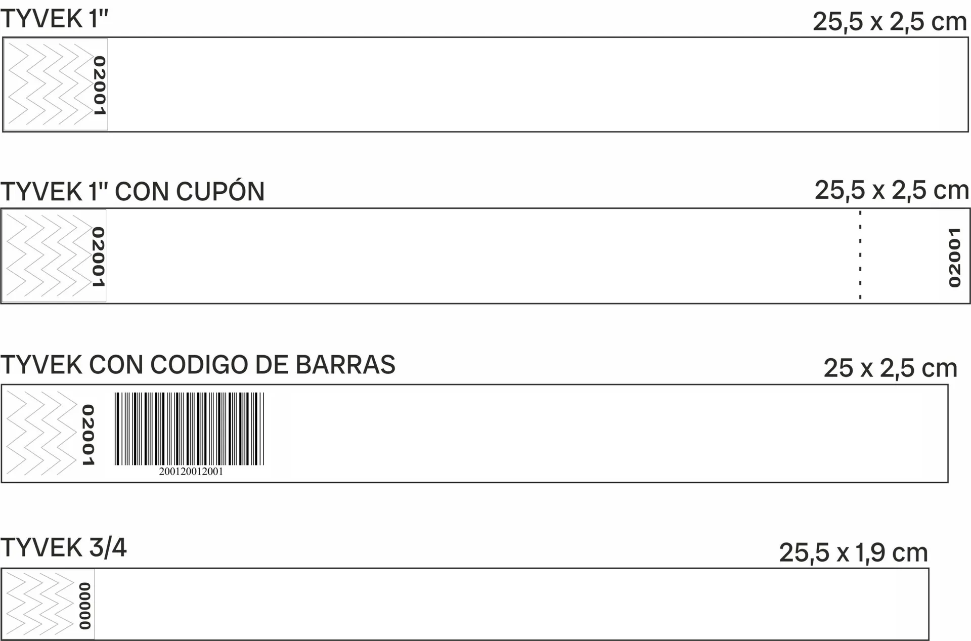 Pulsera Tyvek 2